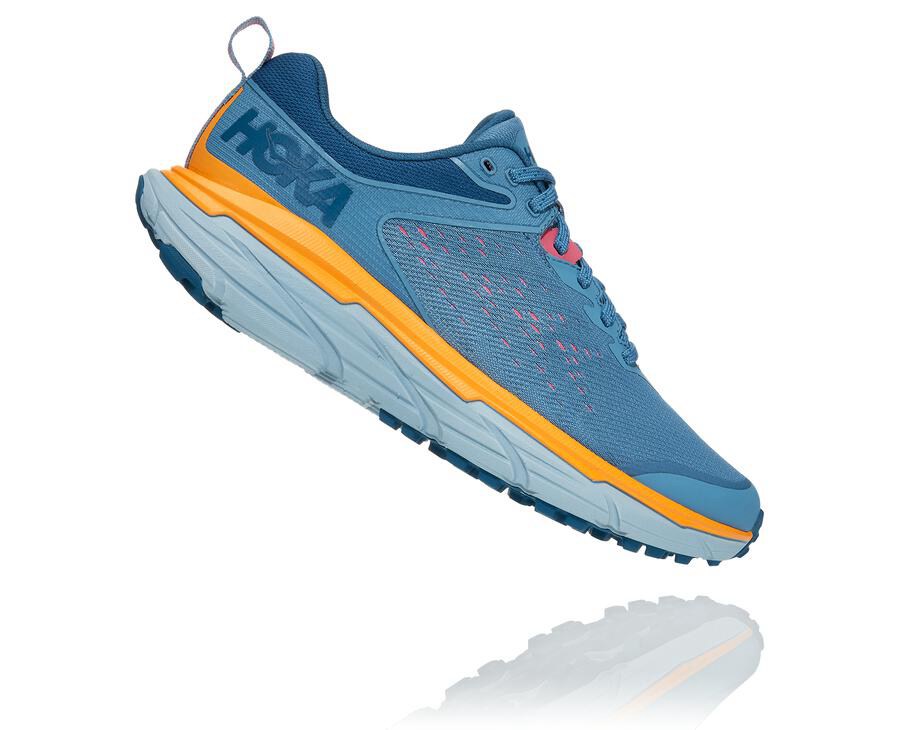 Hoka One One Trainers Womens Blue - Challenger ATR 6 - 03475IOXC